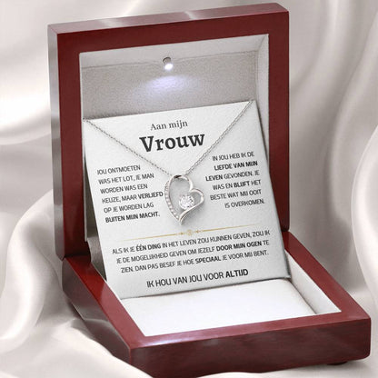 Vrouw – Hart ketting - 46