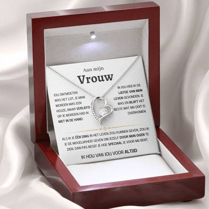 Vrouw – Hart ketting - 47