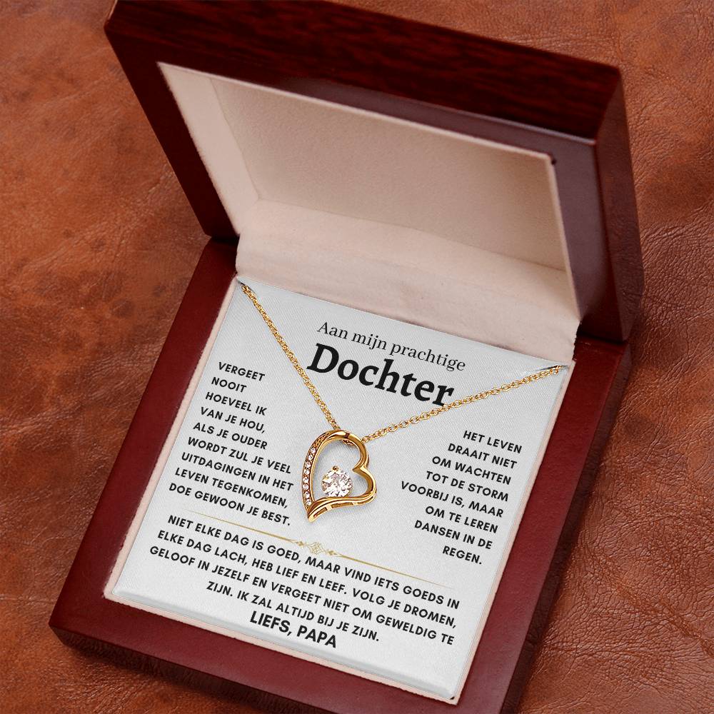 Dochter - Hart ketting - Liefs, Papa 9