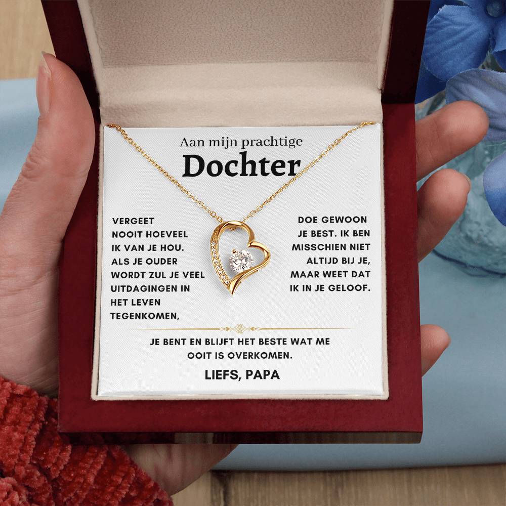 Dochter - Hart ketting - Liefs, Papa 8