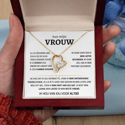 Vrouw – Hart ketting - 59