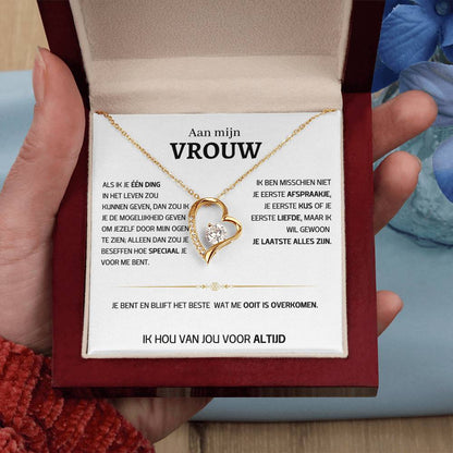 Vrouw – Hart ketting - 58