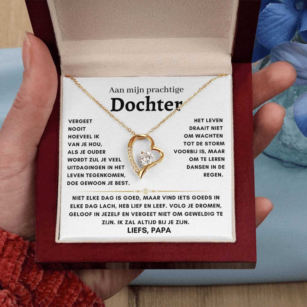 Dochter - Hart ketting - Liefs, Papa 9