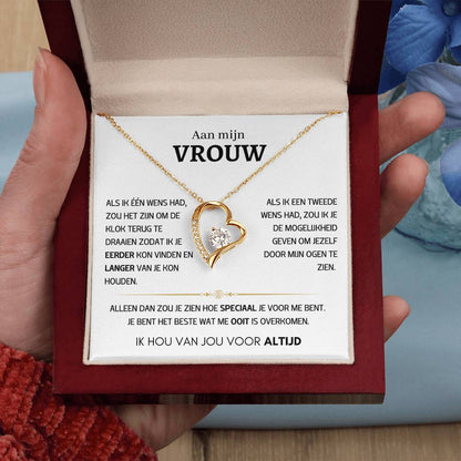 Vrouw – Hart ketting - 53