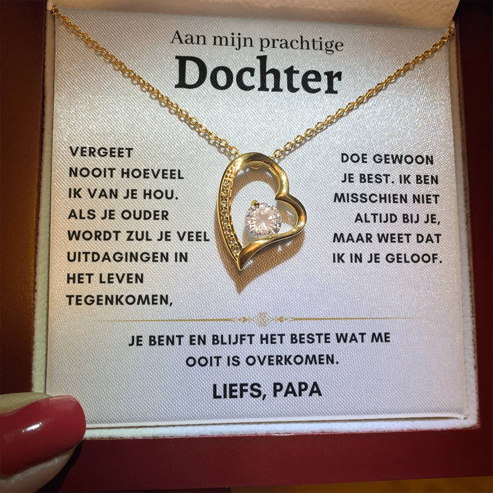 Dochter - Hart ketting - Liefs, Papa 8