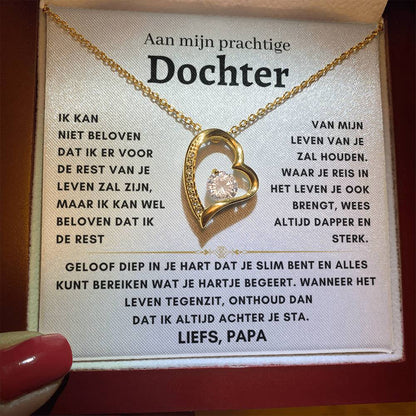 Dochter - Hart ketting - Liefs, Papa 10