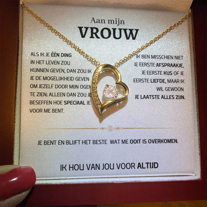 Vrouw – Hart ketting - 58