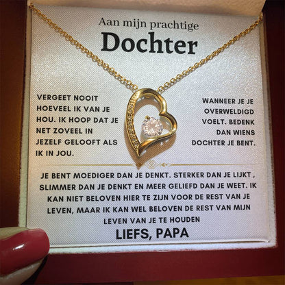 Dochter - Hartketting - Liefs, Papa