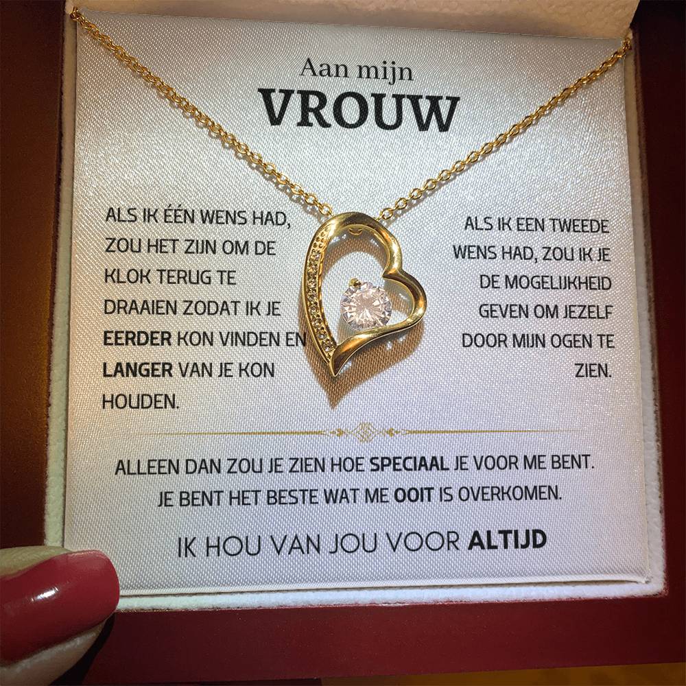 Vrouw – Hart ketting - 53