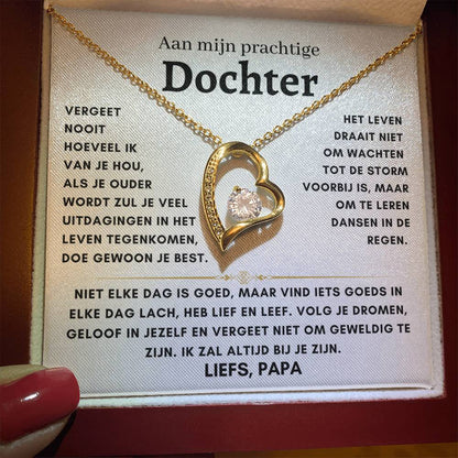 Dochter - Hart ketting - Liefs, Papa 9