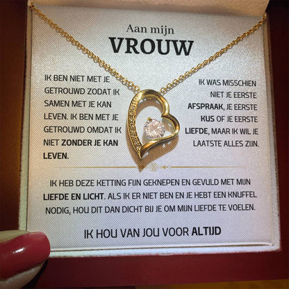 Vrouw – Hart ketting - 50