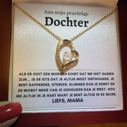 Dochter - Hart ketting - Liefs, mama - 13