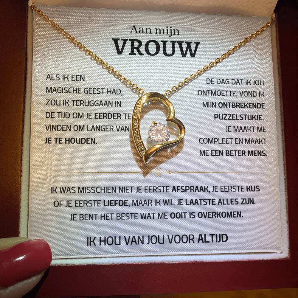 Vrouw – Hart ketting - 56