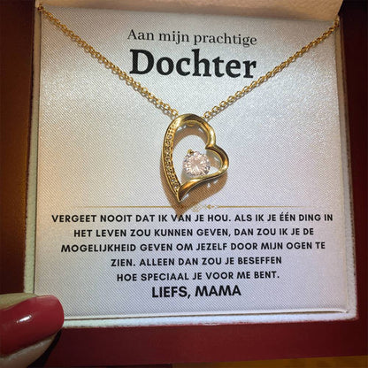 Dochter - Hartketting - Liefs, Mama