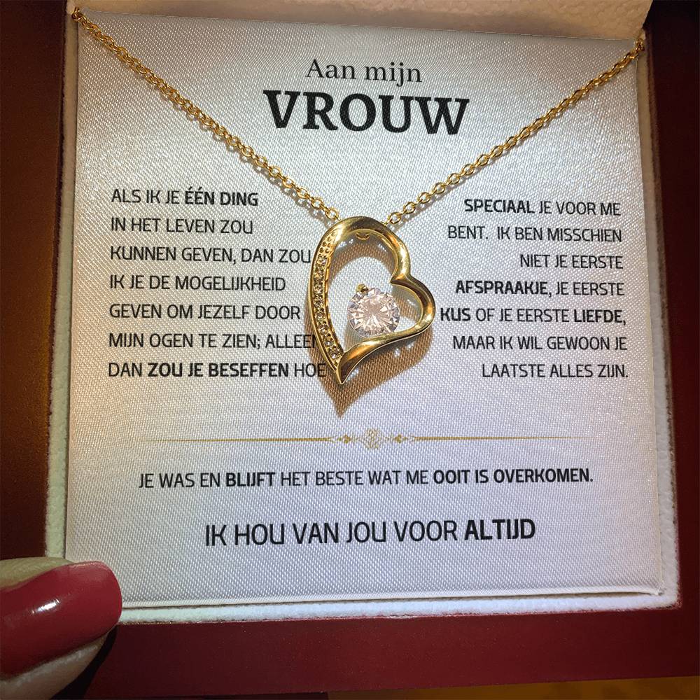 Vrouw – Hart ketting - 62