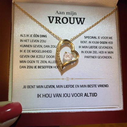 Vrouw – Hart ketting - 61