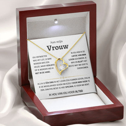 Vrouw – Hart ketting - 47