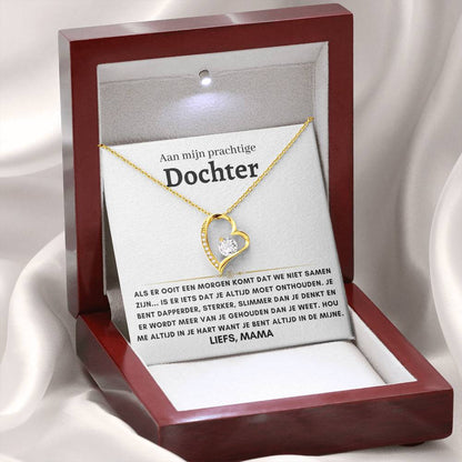 Dochter - Hart ketting - Liefs, mama - 13