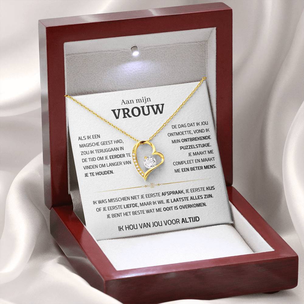 Vrouw – Hart ketting - 56