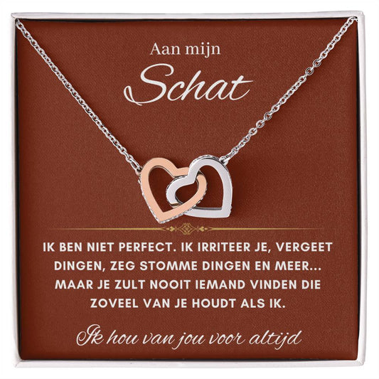 Aan mijn schat - Hartenketting -31