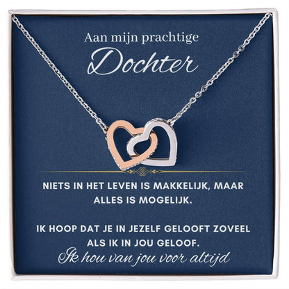 Aan mijn Prachtige Dochter - Harten ketting - Alles is mogelijk 27