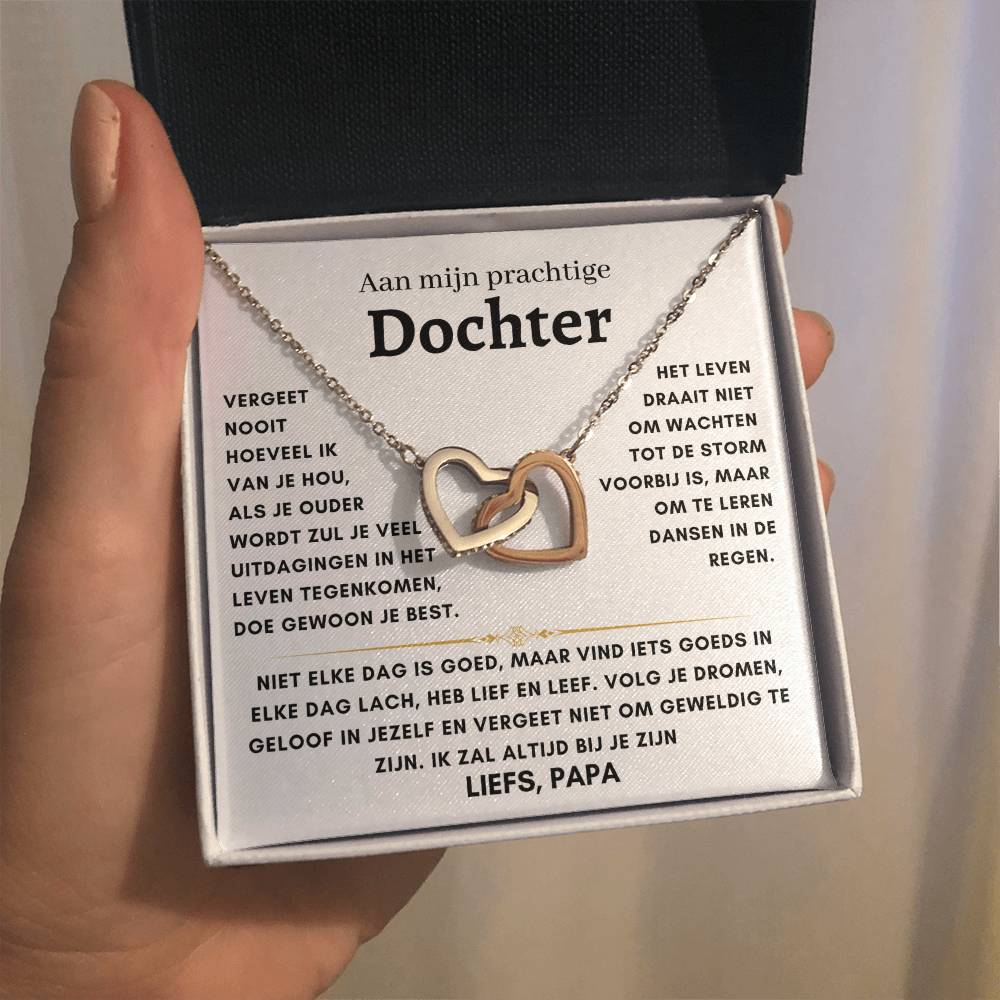 Stalen ketting Moeder/Dochter hart/hart | Lucardi-NL Stalen ketting Moeder/Dochter hart/hart | Lucardi-NL