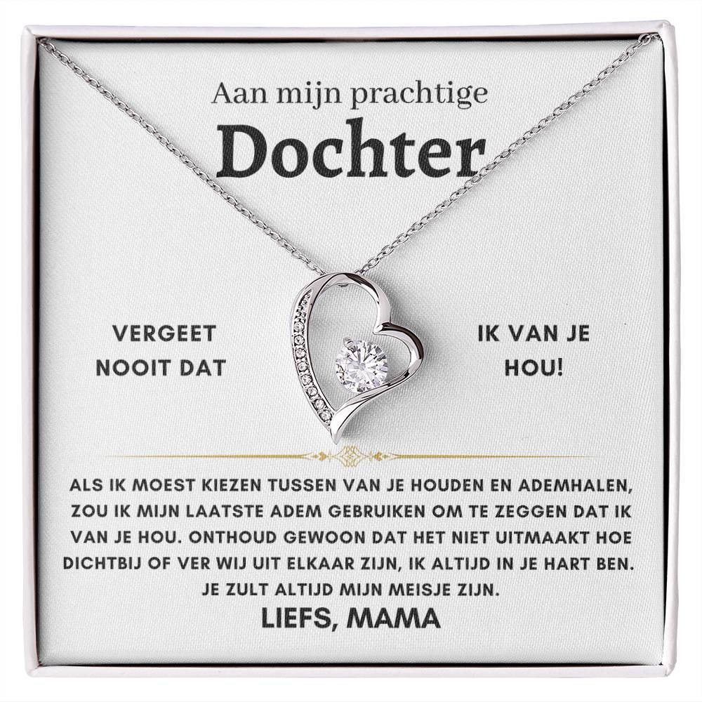 Dochter - Hartketting - Liefs, Mama