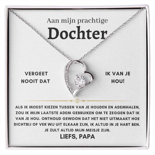 Dochter - Hartketting - Liefs, Papa