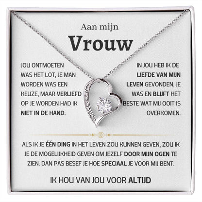 Vrouw – Hart ketting - 47