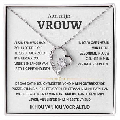 Vrouw – Hart ketting - 59