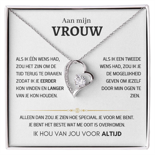 Vrouw – Hart ketting - 52