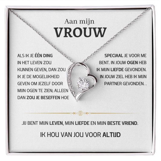 Vrouw – Hart ketting - 61