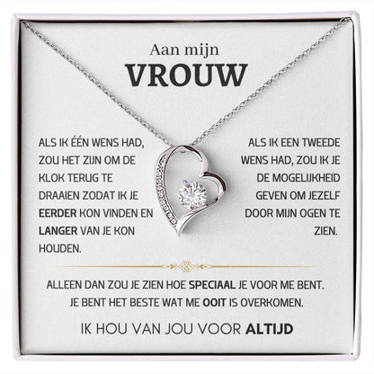 Vrouw – Hart ketting - 53