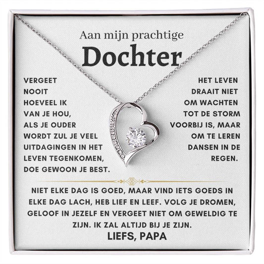 Dochter - Hart ketting - Liefs, Papa 9