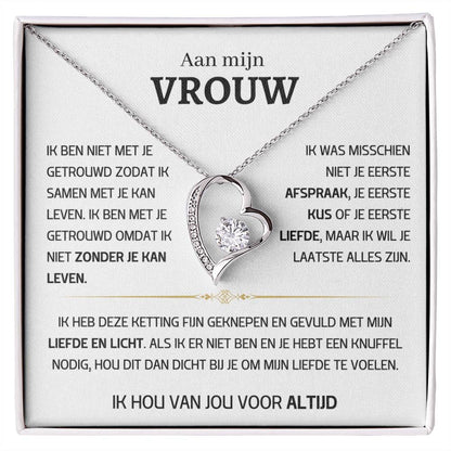 Vrouw – Hart ketting - 50