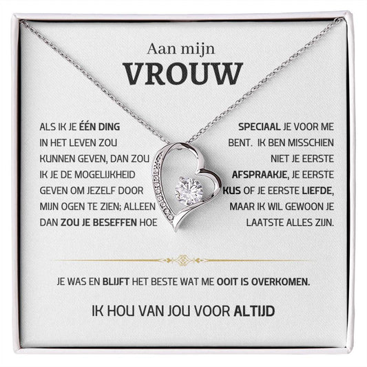 Vrouw – Hart ketting - 62