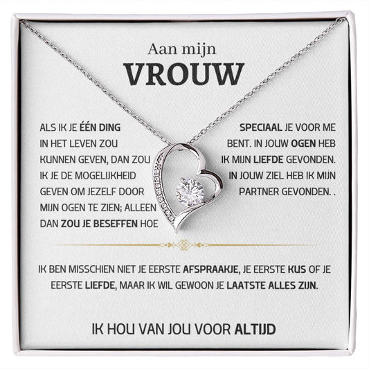 Vrouw – Hart ketting - 60