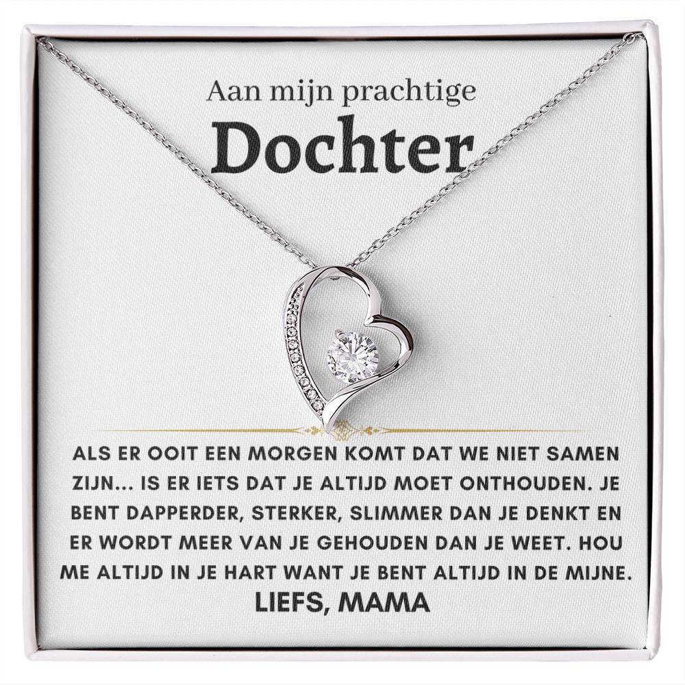 Dochter - Hart ketting - Liefs, mama - 13