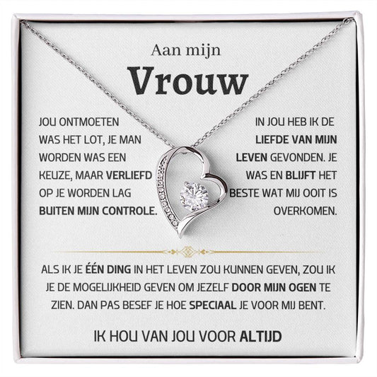 Vrouw – Hart ketting - 45