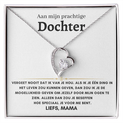 Dochter - Hartketting - Liefs, Mama