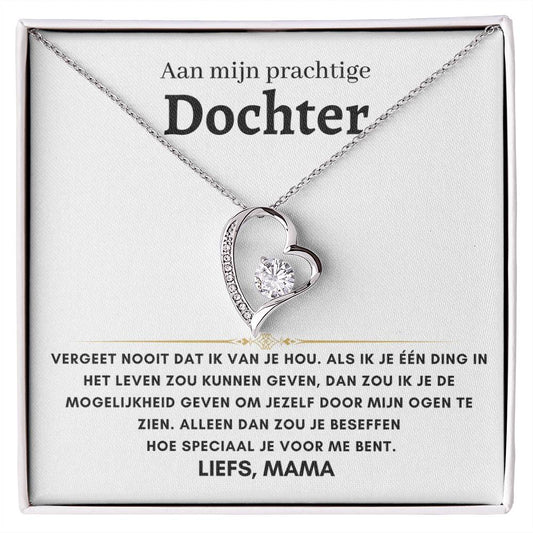 Dochter - Hartketting - Liefs, Mama