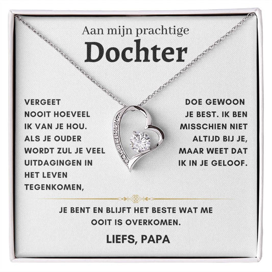 Dochter - Hart ketting - Liefs, Papa 8