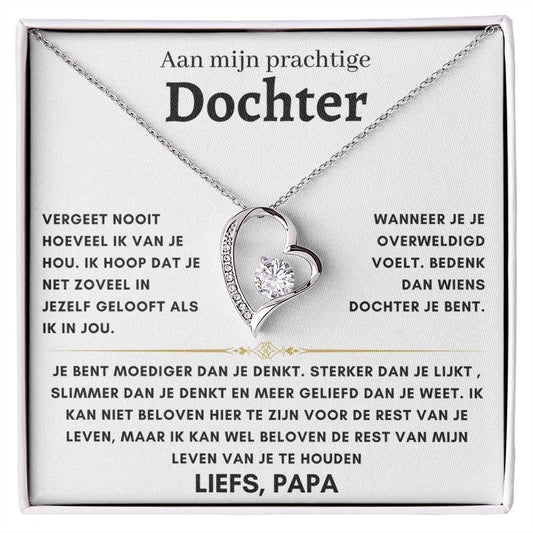 Dochter - Hartketting - Liefs, Papa