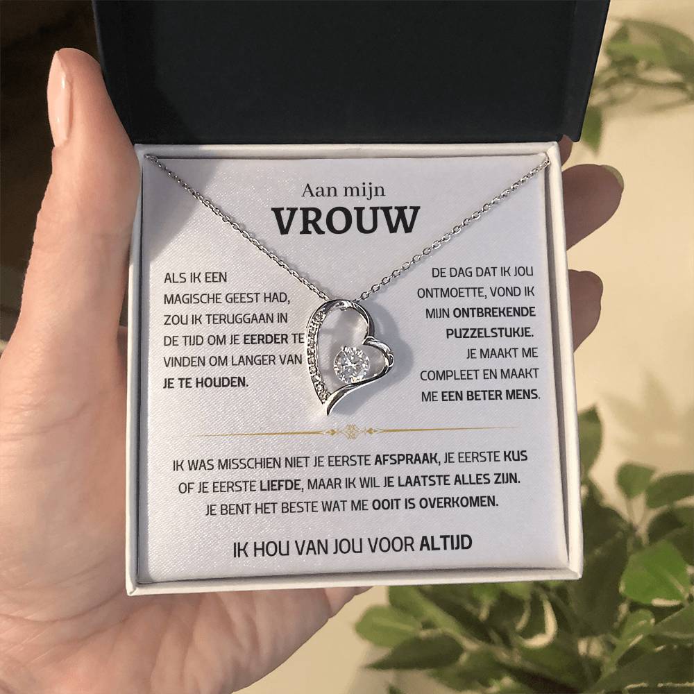 Vrouw – Hart ketting - 56