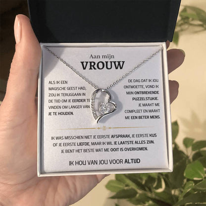 Vrouw – Hart ketting - 56