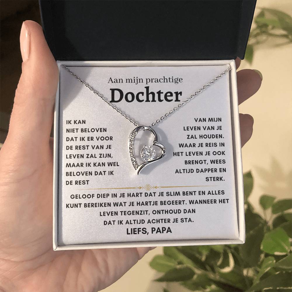 Dochter - Hart ketting - Liefs, Papa 10