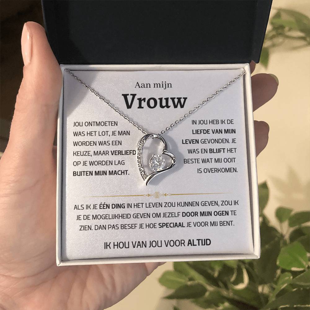 Vrouw – Hart ketting - 46