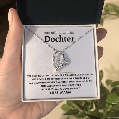 Dochter - Hartketting - Liefs, Mama