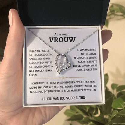 Vrouw – Hart ketting - 50