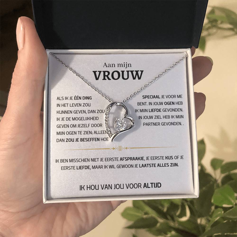 Vrouw – Hart ketting - 60